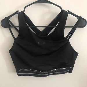 Oakley Black Sports Bra M Medium